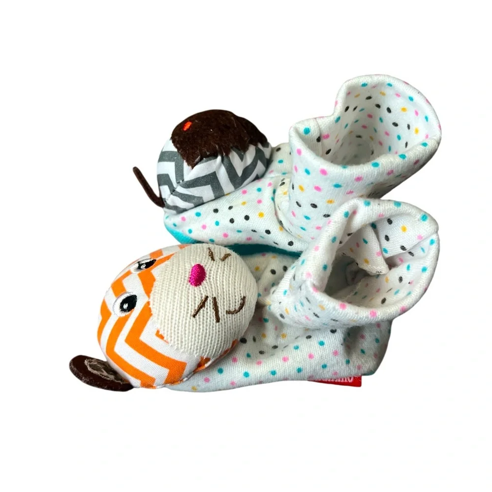 Colorful Polka Dot Kids Bell Booties